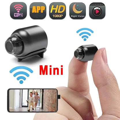 Mini Câmera WiFi 1080P HD Com Visão Noturna.