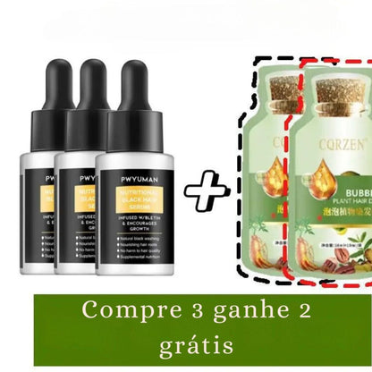 Nutritional Black Hair Serum: devolve a cor natural dos seus cabelos.