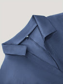 Vestido Midi Plus Size com Botões – Manga Longa e Caimento Confortável para o Dia a Dia