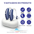 Mini BTE   Aparelho Auditivo bluetooth recarregável