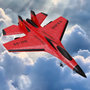 Avião RC SU-35 Controle Remoto 2.4G - Brinquedo de Espuma Resistente.