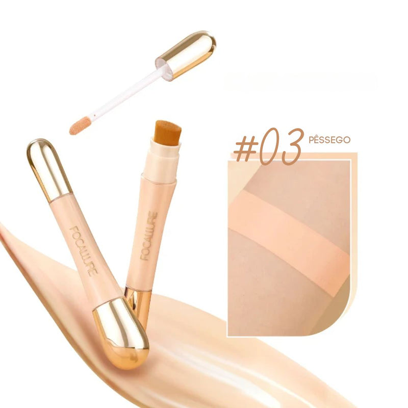 Base líquida  Focallure de longa duração com cobertura total para maquiagem facial.