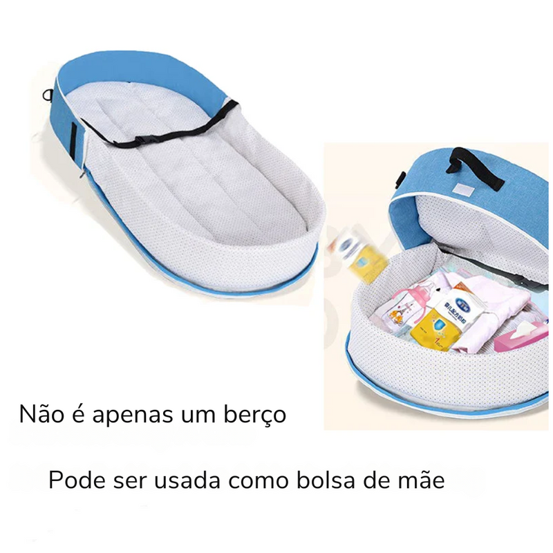 Berço Portátil Anti-Mosquito versátil, dobrável,para bebê.