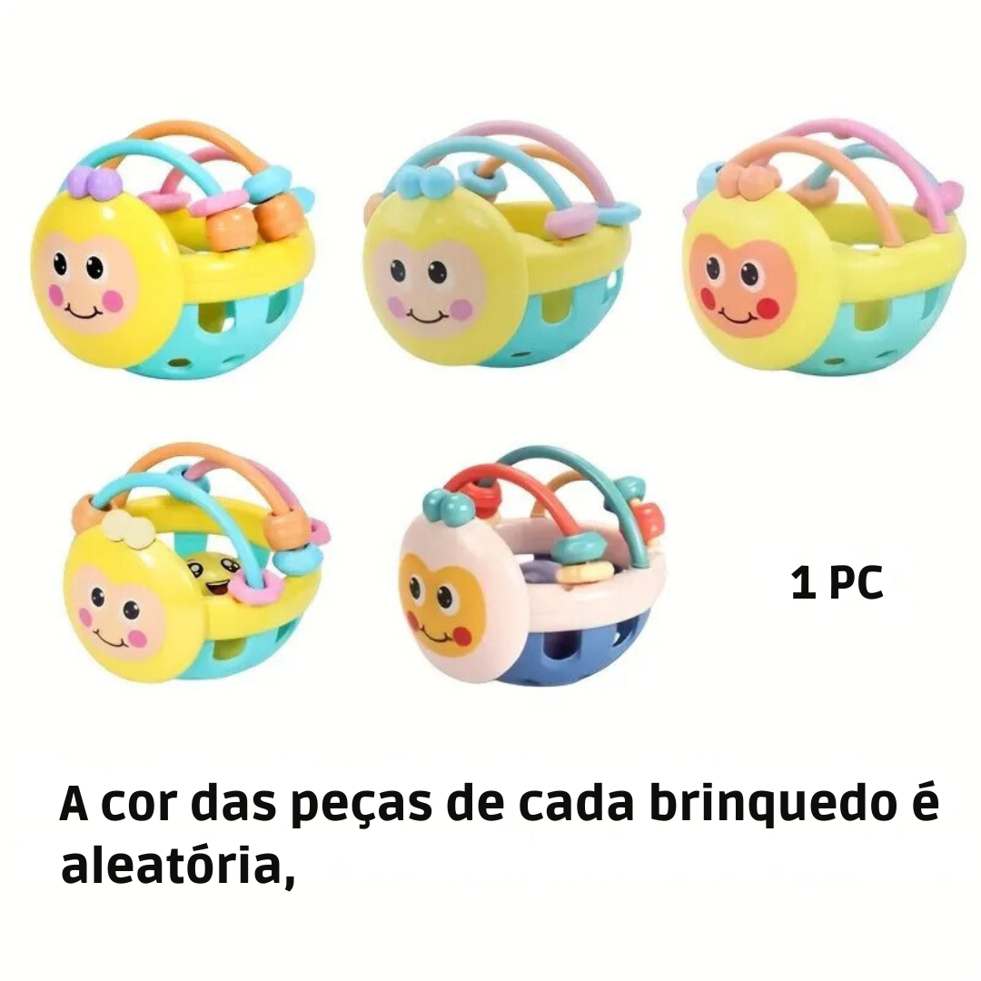 ."Bola de Chocalho Bendy 10cm – Diversão e Desenvolvimento para Bebês .