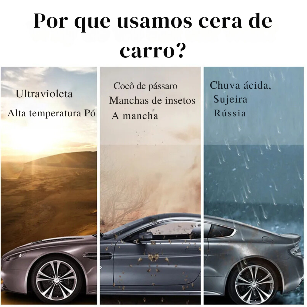 Cera Cristalizadora Hard Glossy 250g – Brilho e Proteção para seu Carro.