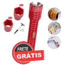 Chave Inglesa 8 em 1 Hidráulica Multifuncional Ferramenta para Canos Ajustável.