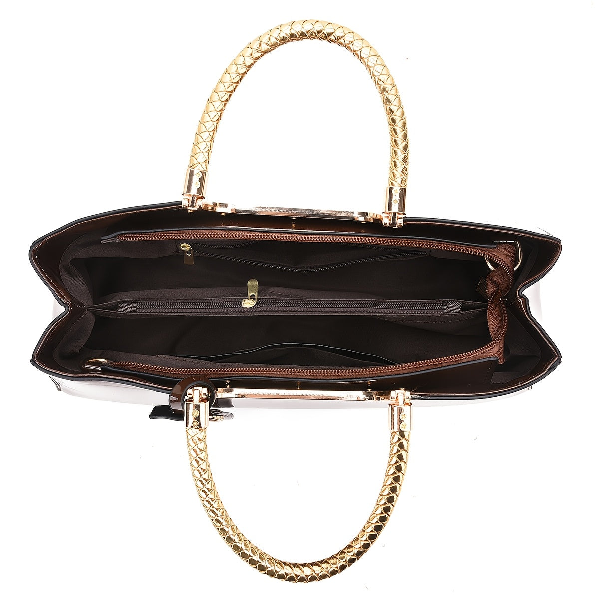 Clutch de Festa Elegante com Brilho Luxuoso e Fecho em Zíper