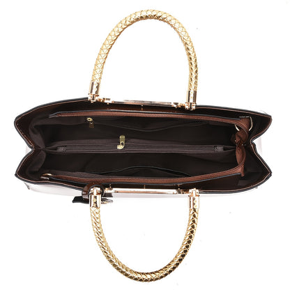 Clutch de Festa Elegante com Brilho Luxuoso e Fecho em Zíper