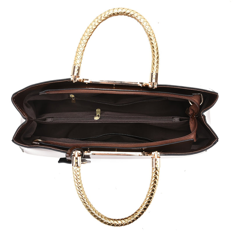 Clutch de Festa Elegante com Brilho Luxuoso e Fecho em Zíper