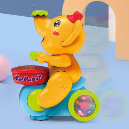 Elefante Elétrico Multifuncional - Luz, Música e Diversão Garantida!