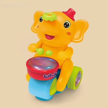 Elefante Elétrico Multifuncional - Luz, Música e Diversão Garantida!