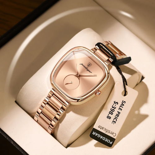 Relógio de Luxo , Feminino - Quartzo, Aço Inoxidável, Elegante.