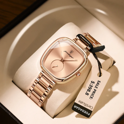 Relógio de Luxo , Feminino - Quartzo, Aço Inoxidável, Elegante.