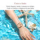 Relógio de Luxo , Feminino - Quartzo, Aço Inoxidável, Elegante.