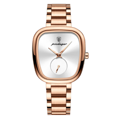 Relógio de Luxo , Feminino - Quartzo, Aço Inoxidável, Elegante.