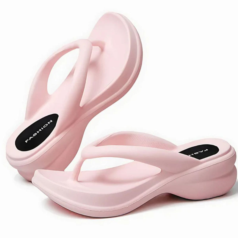 Chinelo Ortopédico Fashion com Fundo Grosso - Flip-Flops Confortáveis.