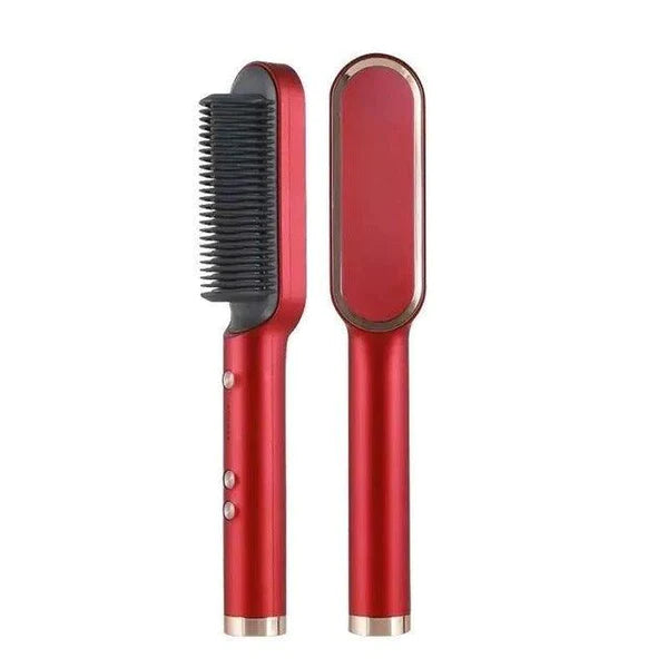 ESCOVA ALISADORA GLASSY GOLD Bivolt 5 EM 1 Sucesso